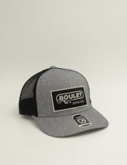 Boulet Ball Cap Grey/Black With Black Badge