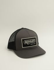 Boulet Ball Cap Charcoal With Black Mesh