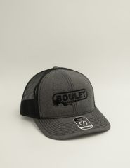 Boulet Ball Cap Black With Black Embroidery 