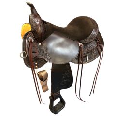 Circle Y Oyster Creek Trail Saddle - Walnut
