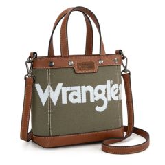 Wrangler Canvas Mini Top Handle Tote//Crossbody