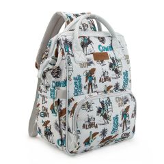 Wrangler Cowboy Printed Callie Backpack/Diaper Bag