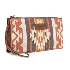  Wrangler Sherpa Aztec Canvas Clutch
