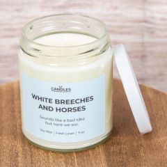 Candles For Burned - Out Equestrians - White Breeches And Horses