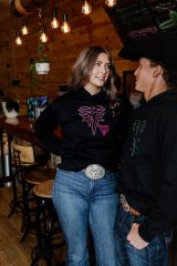 Barn Clothes Boot Stitch Hoodie - Pink